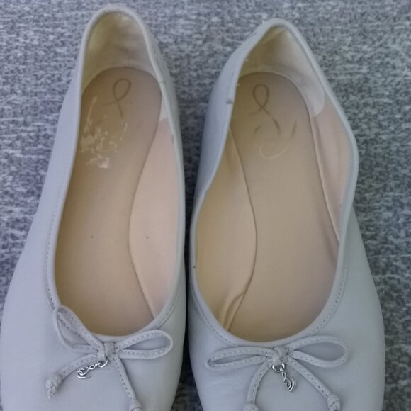 Sam Edelman Shoes Women's 9 Gray High Quality Flats Preppy Classic Chic Ballet - Picture 2 of 9